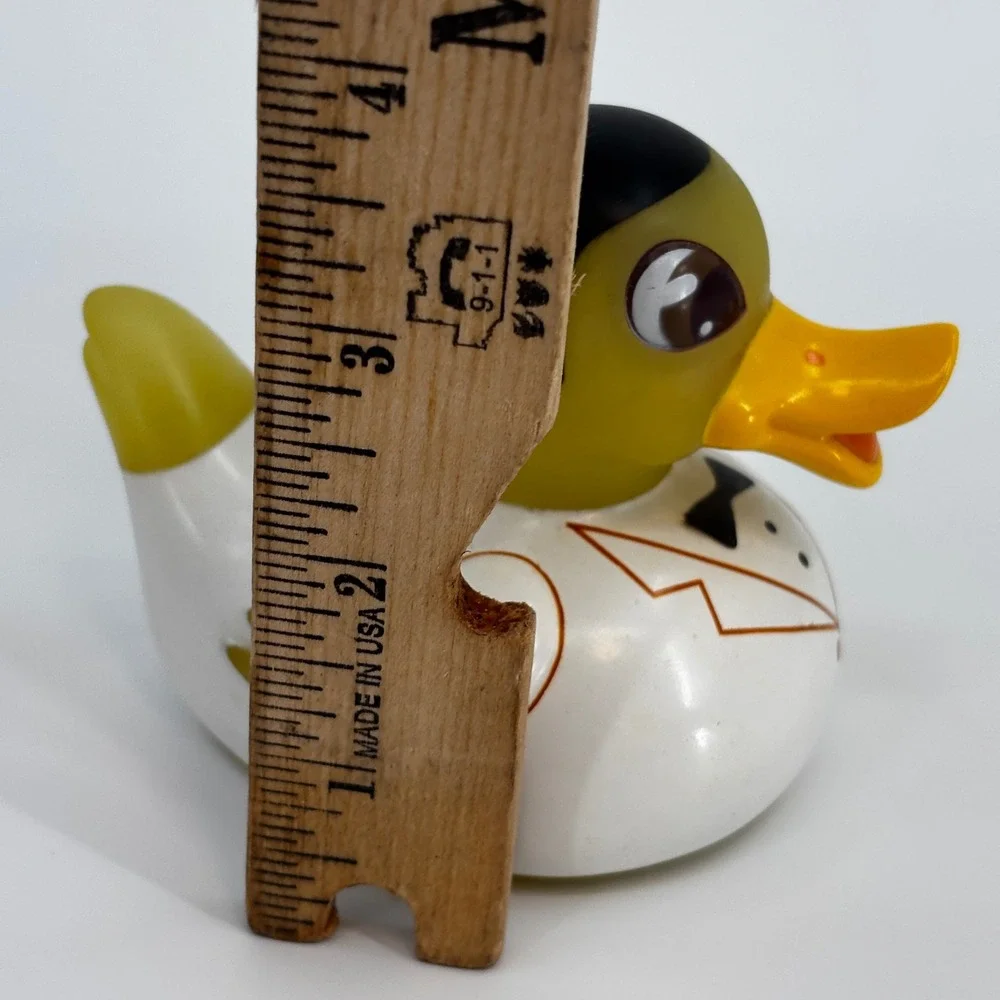 Locomocean‎ Duck Bond 007 Rubber Duck White Gold LED Glow Bath Toy
